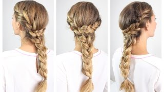 Coiffure romantique avec double tresse collée [upl. by Odnamra]