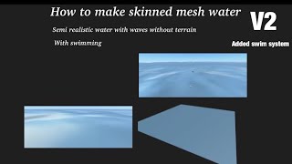 How to make skinned mesh ocean with swimming Roblox Studio [upl. by Barnabas]