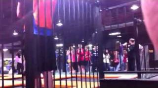 Urban Air Trampoline Park Foam Pit Action [upl. by Aicenod592]