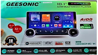 GEESONIC DIAMOND 2K 101quot CAR ANDROID INFOTAINMENT SYSTEM [upl. by Tsan]