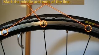 How to straighten a wheel rim on a bicycle [upl. by Janaya]