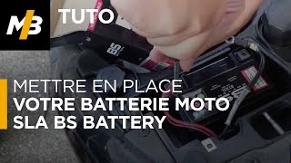 Mettre en place votre batterie moto SLA BS Battery [upl. by Furey]