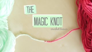 CROCHET BASICS The Magic knot  Bella Coco [upl. by Walley]