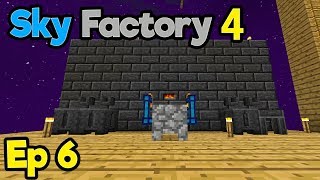 An Actual Smeltery amp Slime  Minecraft Modpack Sky Factory 4  Ep 6 [upl. by Adlee]