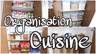 RANGEMENTS CUISINE STOCKAGE DES ALIMENTSPANTRY RESTOCKORGANIZATION HOW TO ORGANIZE YOUR PANTRY [upl. by Yraeht]