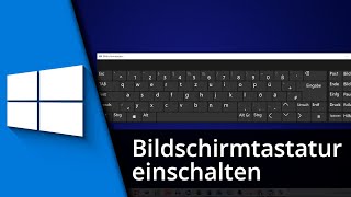 Bildschirmtastatur aktivieren  Windows Bildschirmtastatur ✅ Tutorial [upl. by Ydnal191]