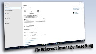 Reset Windows 10 Internet to Fix Ethernet Connection Issues  Virtual Comrade [upl. by Oalsinatse]