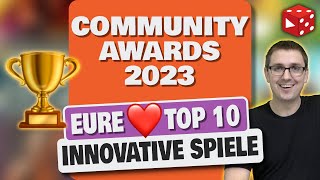 Eure Top 10 Innovative Spiele 2023  Das große Brettspielblog Community Voting [upl. by Hatty]