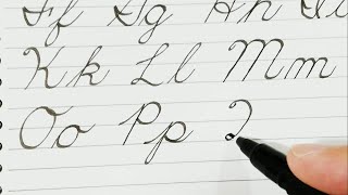 It All Starts Here  Learn English Cursive Handwriting  How To Write Basic Cursive [upl. by Dnaletak]