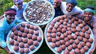 KALI with KARUVADU  Healthy Ragi Mudde and Dried Fish Recipes  Cooking Traditional Village Food [upl. by Eelyahs]