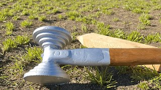 HOMEMADE FENCING MAUL BIG HAMMER [upl. by Hebrew]