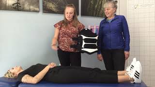 Hodgson Orthopedic Group  How To Use a Lumbosacral Orthosis LSO Brace [upl. by Sixele]