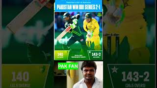 Pakistan vs Australia 3rd Odi  PAK Beat Australia  shorts ytshorts cricket [upl. by Oirifrop]