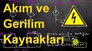 Elektrik Elektronik Mühendisliğine Giriş Ders 18Bağımlı Bağımsız Akım ve Gerilim KaynaklarıSource [upl. by Wehhtam]