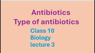 antibiotics and its types [upl. by Felicdad]