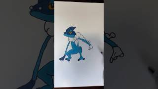 Trying2Cre8 frogadier Let me know what you think pokemon greninja drawing sketch draw art [upl. by Ientruoc]