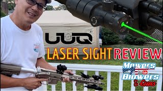 UUQ Hunting Gun Rifle shotgun Green Laser Dot Sight 20mm Picatinny Mount amp 1 Ring Mount Quick CQB [upl. by Had]