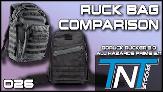 Go Ruck vs 511 Ruck Bags [upl. by Lux581]