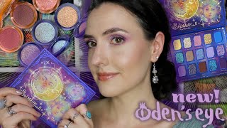 Odens Eye Solmane 2 MOON WISH Palette  NEW Blushes Highlighters  Swatches  Review [upl. by Thorlie]