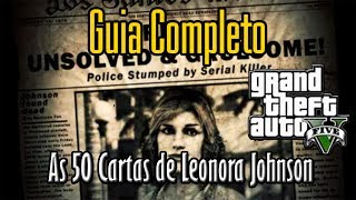 GTA V Guia Completo As 50 Cartas de Leonora Johnson [upl. by Ssilem]