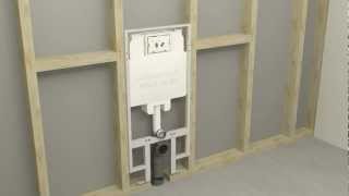 Fitting and Installation of Concealed Cisterns for Wall Hung Toilets [upl. by Kra251]