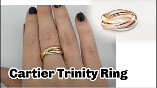 CARTIER Trinity Ring Try on Is It Worth The Money [upl. by Gareth925]