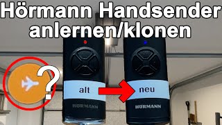 Hörmann Handsender anlernen  Garagentor [upl. by Shear]