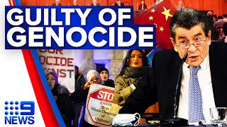 China committed genocide against Uyghurs independent UK tribunal rules  9 News Australia [upl. by Ruthann]