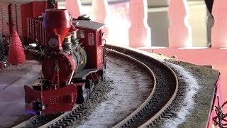 Huge G Scale Layout at Winterfest 2018 Del Oro Pacific [upl. by Sabine]