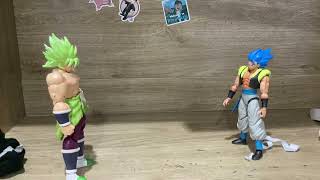 Gogeta vs Broly fight stop motion [upl. by Shaylynn]