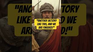 Pyrrhus and the Costly Victory A lesson from History shorts youtubeshorts history [upl. by Ping]