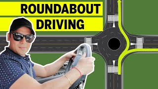 Learn HOW TO DRIVE in a ROUNDABOUT  Driving LessonLearn to drive Driving Tips  Toronto Drivers [upl. by Barnum]