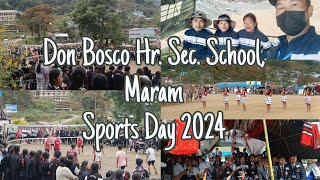 Sports Day Vlog  Don Bosco Higher Sec School  Maram  2024 ⛹️‍♀️🏐 [upl. by Anivek]