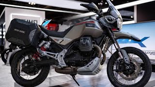 2025 Moto Guzzi V85 TT Adventure Revealed [upl. by Ineslta]