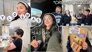 I HAD A BAD DAY  SAD MISSED MY WORKOUT CRUMBL OTW REVIEW [upl. by Knudson454]