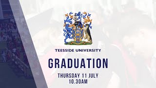 Teesside University Graduation Thursday 11 July 2024  1030am [upl. by Erdna798]