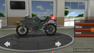 Kawasaki Ninja H2R game play traffic rider [upl. by Ternan]