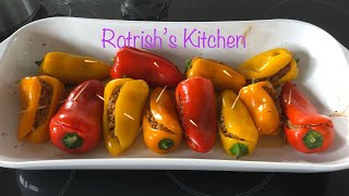 108 Gevulde Paprika met Kipgehakt I Englis subtitles I Rotrishs Kitchen I Rosita Shiamrai [upl. by Yurik]