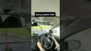 Perempuan ini belajar ambil lesen keretanak tekan signal tertekan wiper cerminaduhhh [upl. by Zetrok]