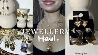 ANTI TARNISH Jewellery Haul  Everyday wear earrings necklace bracelets amp Rings [upl. by Zemaj277]