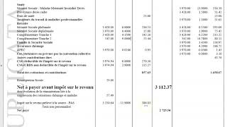 P4 Le calcul des cotisations sociales dans le bulletin de paye [upl. by Ahsiea636]