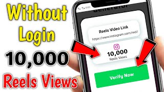 Free amp Auto Website 😱 Free Reels Views On Instagram  Instagram Reels Views Kaise Badhaye [upl. by Eniksre]