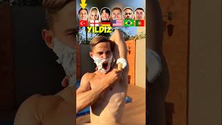 Yildiz vs lehmann vs son vs greazman vs neymar vs ronaldo food challenge 🤣 [upl. by Eerazed573]