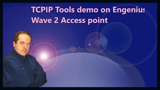 TCPIP Tools demo on Engenius Wave 2 Access point [upl. by Aittam195]