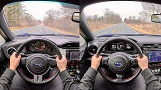 2014 vs 2022 Subaru BRZ  POV Comparison [upl. by Hukill]