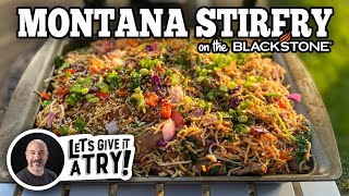 Montana Steak Stir Fry  Blackstone Griddles [upl. by Pfeifer]