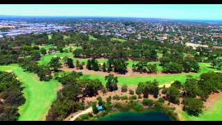 Royal Fremantle Golf Course 360 degree view from 118 metres up  4K [upl. by Eicaj]