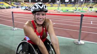 Interview mit Catherine Debrunner  Final 5000 m T53 [upl. by Tasha]