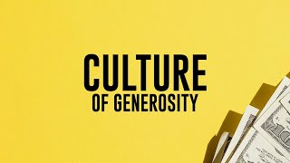 Culture of Generosity  PART 6  Pastor Renelle Johnson [upl. by Maurita584]