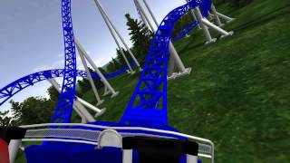 Vidéo embarquée dAlpina Blitz  Mega Coaster de Nigloland [upl. by Aiz]